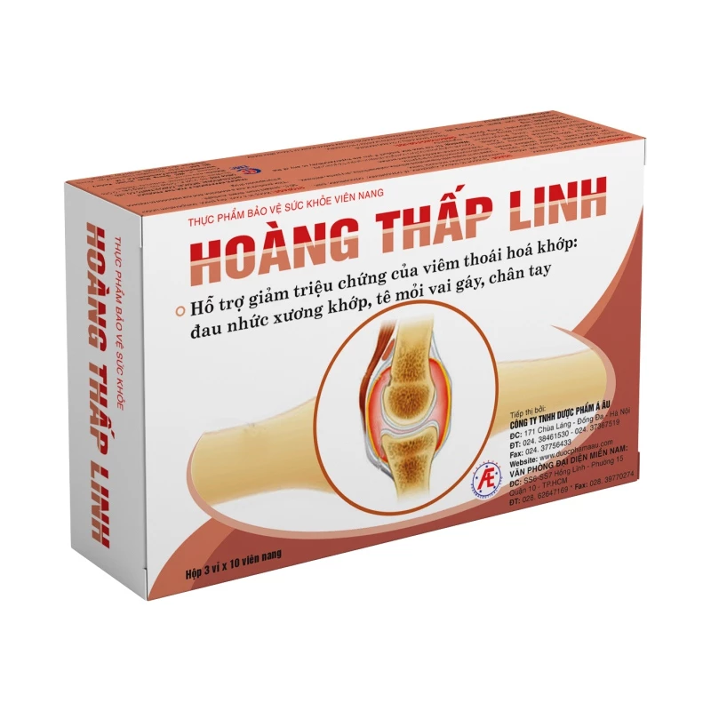 Hoàng Thấp Linh với thành phần chính từ cây hy thiêm giúp giảm triệu chứng sưng, cứng khớp của bệnh viêm khớp dạng thấp huyết thanh dương tính